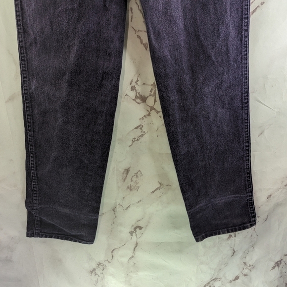 Vintage Western Jeans Womens 26 X 35 Purple High Rise Denim Roper Concho Tall - Picture 9 of 12